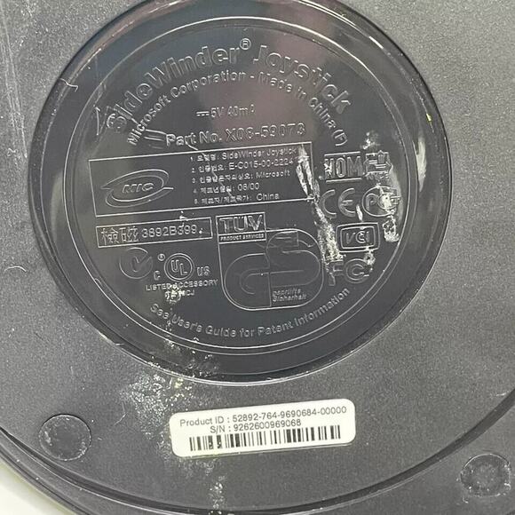 Joystick X08-59073 Microsoft Sidewinder Computer PC USB Flightstick Controller - Picture 7 of 7